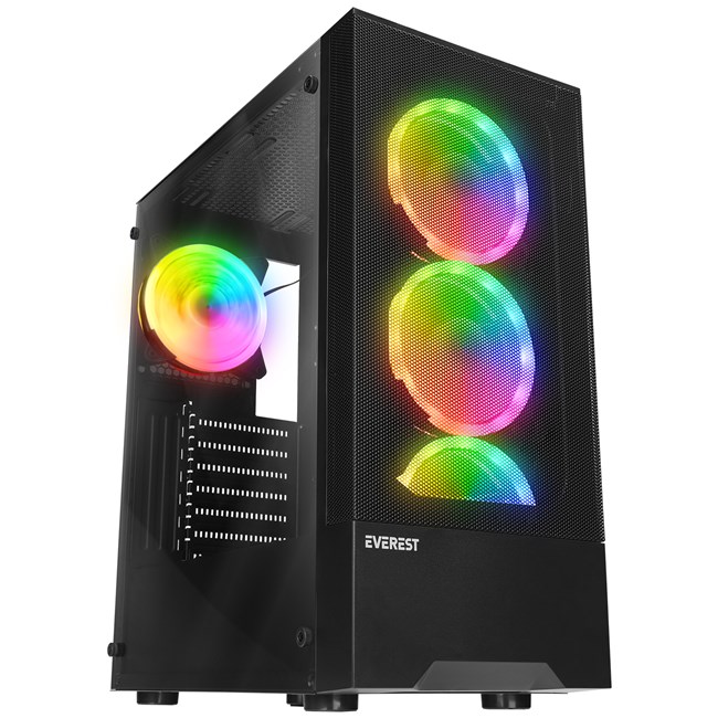EVEREST Everest 600WPeak ( Dusk ) TG RGB Fan Midi Tower