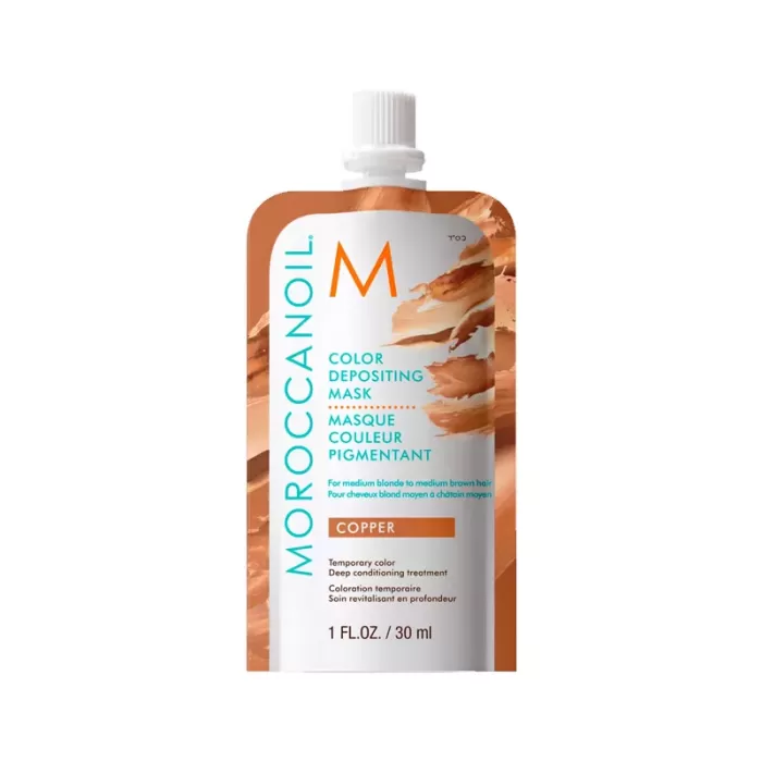 Moroccanoil Copper Mini Renk Veren Saç Maskesi 30ml