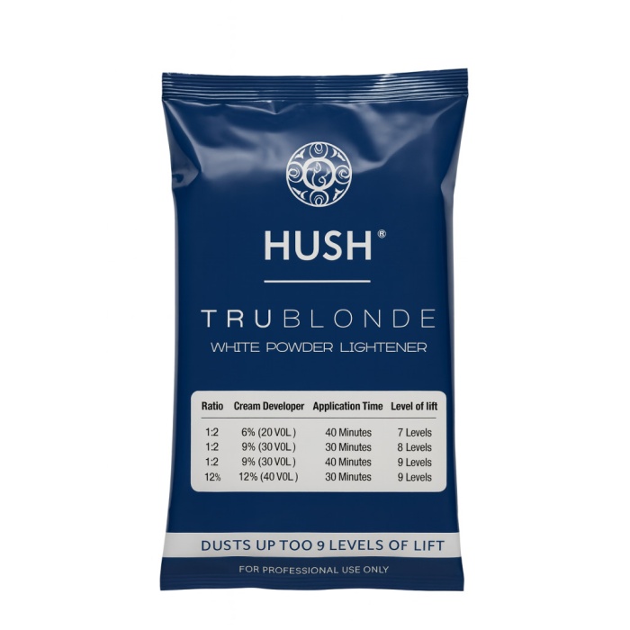 Hush Trublonde White Yüksek Performanslı Saç Açıcı Toz 500gr