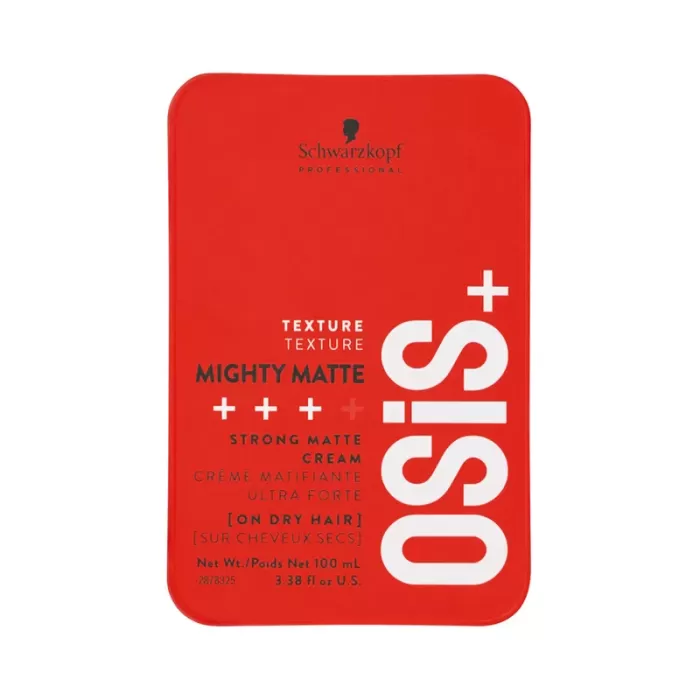 Schwarzkopf Osis+ Mighty Matte Strong Cream Güçlü Tutucu Mat Şekillendirici Krem 100ml