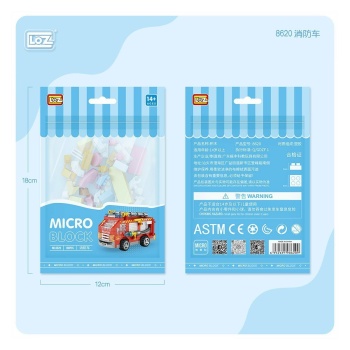 LZ8620 LOZ Blok Oyuncak Mini Poşet -Vagonlife
