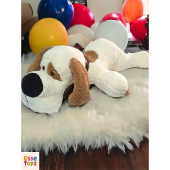 75 Cm Yatan Sevimli Peluş Köpek Yastık & Uyku Arkadaşı & Oyuncak & Hediyelik
