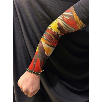 Çorap Dövme Giyilebilir Kol Bacak Dövmesi Likralı 2 Adet Model 25 (5343)