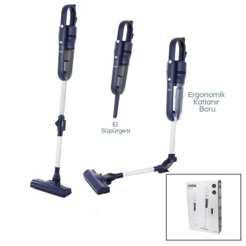 SİNBO SVC-8625 DİKEY ELEKTRİKLİ PRATİK SÜPÜRGE ERGOMİK KATLANABİLİR BORU - ESNEK HAREKET 600W MOTOR - 3 HEPA FİLTRE (5343)