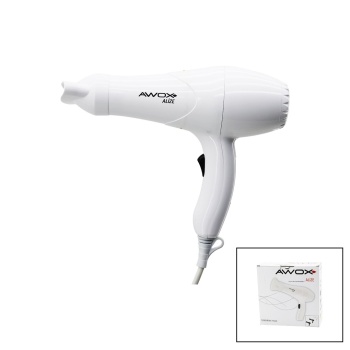 AWOX ALİZE  BEYAZ  SAÇ KURUTMA - FÖN MAKİNESİ  + DAR ŞEKİLLENDİRİCİ BAŞLIK   2 KADEME ISI AYARI   1200W (5343)