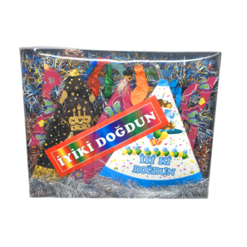 ŞEFFAF KÜÇÜK PARTİ SETİ TAKIM SÜS (5343)