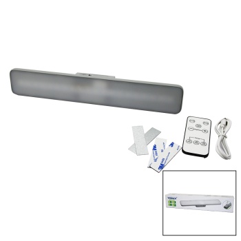 KUMANDALI - ZAMAN - IŞIK GÜCÜ AYARLI METAL ASKILI - USB ŞARJLI LAMBA FENER 20SMD LED (5343)