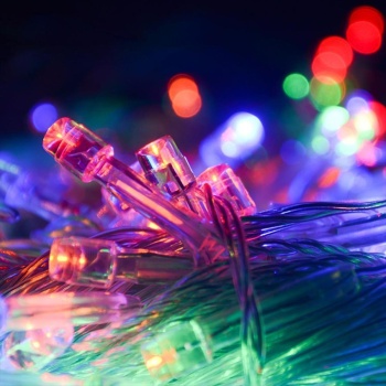 10 Metre 100 Ledli 8 Fonksiyonlu Karışık Renkli RGB Led Lamba (5343)