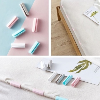 12 Adet Çok Amaçlı Çarşaf Tutucu, Sabitleyici ,Kaydırmaz Nevresim Örtü Düzenleyici Klipsler (5343)