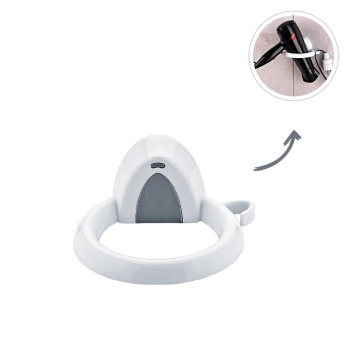 PLASTİK SAÇ KURUTUCU - FÖN MAKİNE ASKISI YAPIŞKANLI - DUVARA MONTE (5343)