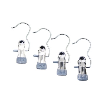 4 PCS KISKAÇLI TAŞINABİLİR ÇOK AMAÇLI TEKLİ - METAL ASKI SİLİKON KILIF UÇLU (5343)