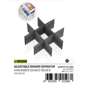 3 PARÇA  AYARLANABİLİR ÇEKMECE BÖLMESİ (5343)