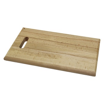 25X40CM   KALIN=2.5CM  AHŞAP KESİM PANOSU - ET TAHTASI  EL GEÇMELİ KULP (5343)