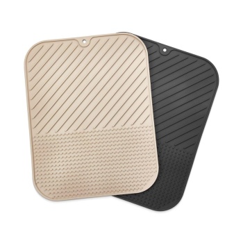 Silikon Kaydırmaz Mutfak İçin Bulaşık Matı, Çok Amaçlı Kurutmalık 36x28cm (5343)