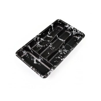 SİYAH - 4 BÖLMELİ ÇEKMECE İÇİ KAŞIKLIK 36X20CM (5343)