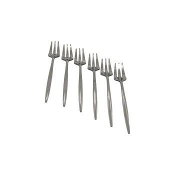 6PCS METAL TATLI ÇATAL (5343)