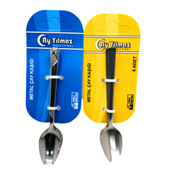 6 PARÇA  METAL ÇAY KAŞIK (5343)