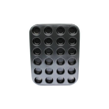 24 GÖZLÜ METAL - SİYAH MUFFIN KEK KALIBI (5343)