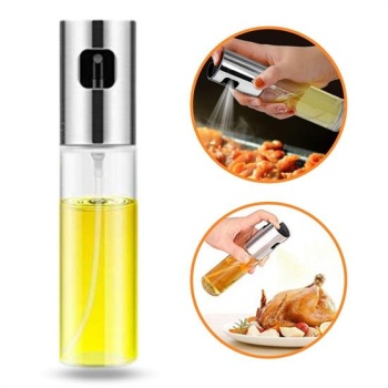 100ml Kapasiteli Şeffaf Spreyli Yağdanlık Sosluk Yağ Püskürtücü Yağ Şişesi (5343)