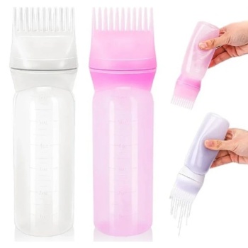 Taraklı Saç Boyama ve Bakım Yağı Uygulama Şişesi (5343)