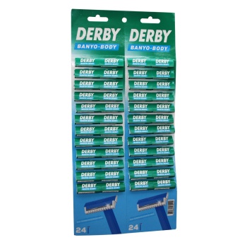 DERBY BANYO BODY TEK BIÇAK KARTELALI JİLET 48PCS (5343)
