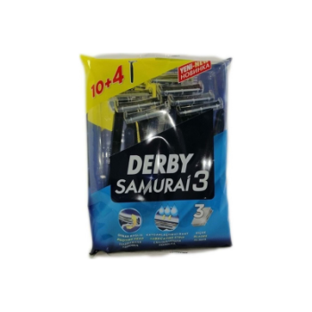 DERBY SAMURAİ 3 BIÇAK 10+4 PARÇA.POŞETLİ (5343)
