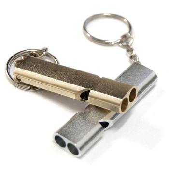 S.O.S Acil İmdat Düdüğü Alüminyum Islık Anahtarlık Kamp Yürüyüş Aksesuar Araçları (5343)