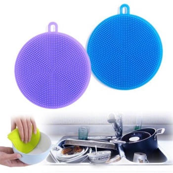 2&apos;li Kir Tutmaz Tırtıklı Yüzey Bulaşık Yıkama Pedi (5343)