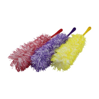 RENKLİ İP  TOZ ALMA PÜSKÜLÜ   PÜSKÜL=36 CM + RENKLİ PLASTİK SAP=19CM = 55CM  BRKT-910248 (5343)