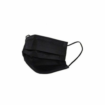 MEDİKAL 50PCS SİYAH CERRAHİ YÜZ MASKESİ (5343)