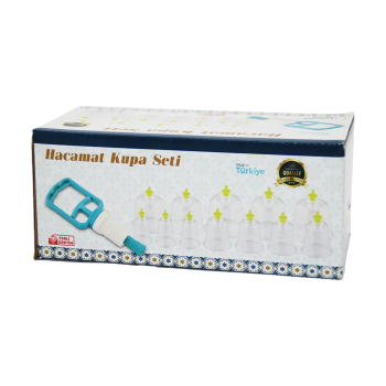 12 PARÇA  HACAMAT KUPA MASAJ SETİ (5343)