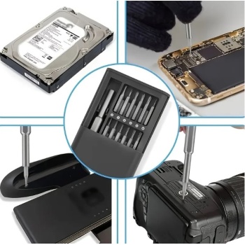 25 Parça Çok Fonksiyonlu Hassas Tornavida Seti (5343)