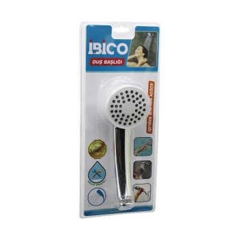 KÜÇÜK BOY YUVARLAK - BOMBELİ=6.7CM DUŞ BAŞLIK VAKUMLU KROM GÖVDE - BEYAZ ZEMİN - SİYAH İĞNE SAP:11.5CM (5343)