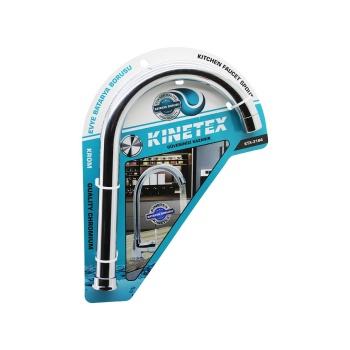 EVYE - BÜYÜK  BATARYA BORUSU  SÜZGEÇLİ UÇ   KROM KAPLAMA (5343)