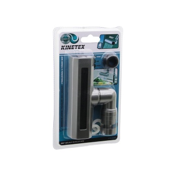 ANTRASİT GRİ  GENİŞ - ŞELALE  4 FONKSİYONLU  360 DERECE OYNAR BAŞLIK PERLATÖR MUSLUK UCU KTX-3288 (5343)