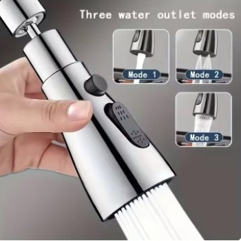 3 Fonksiyonlu Metalik Musluk Başlığı (5343)