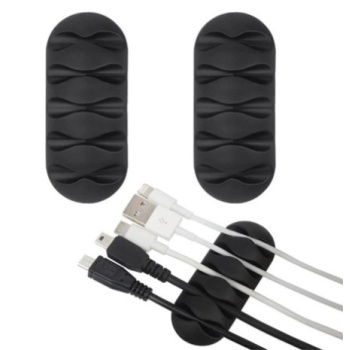 Kablo Tutucu 5 Kanallı 3lü Siyah (5343)