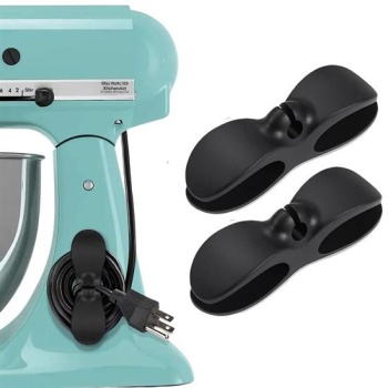 2li Kablo Tutucu Silikon Kordon Sarıcı Kablo Yönetici Klips (5343)