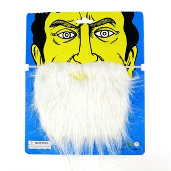 Beyaz Renk Takma Sakal Bıyık Takımı - İthal (5343)