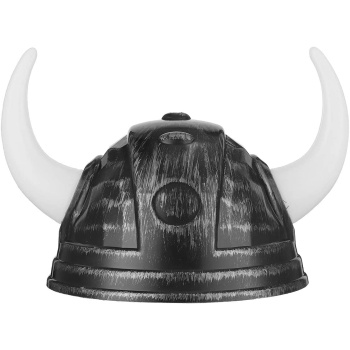 Viking Başlığı Asteriks Başlığı Gümüş Renk (5343)