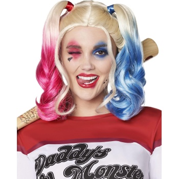 Suicide Squad Harley Quinn Kostüm Peruk (5343)
