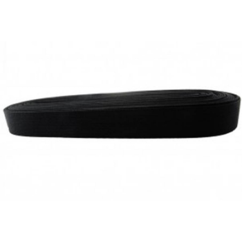 SİYAH - 2CM PAÇA LASTİK YASSI GENİŞ 10MT (5343)