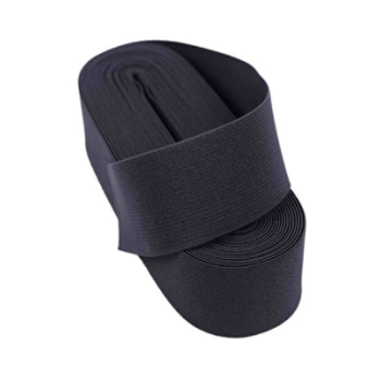 SİYAH  - 3CM PAÇA LASTİK GENİŞ 10MT. (5343)