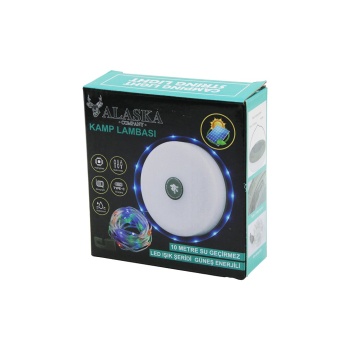 RGB SOLAR GÜNEŞ ENERJİLİ - TYPE-C ŞARJLI10MT DEKOR LAMBA - KAMP LAMBA FENER SUYA DAYANAKLI - MAKARALI SDR-2326 (5343)
