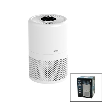 HAVA TEMİZLEME CİHAZI OTOMATİK FAN 3 KADEME FİLTRELEME LED AYDINLATMA SESSİZ UYKU MOD SAP-5507 (5343)