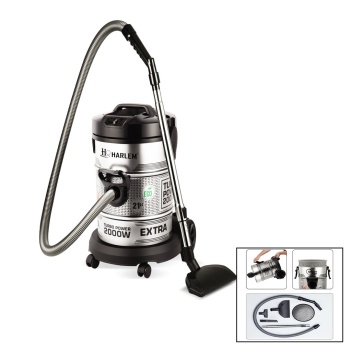 TORBASIZ - KURU VAKUMLU - METAL KASA ELEKTRİKLİ SÜPÜRGE 21LT - 2850W HSV-622DVC (5343)