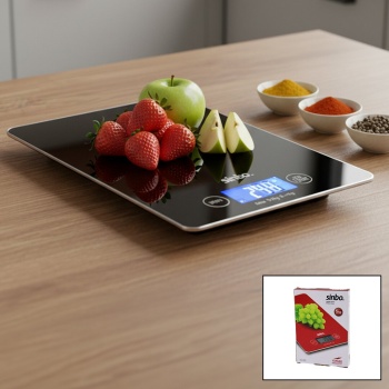CAM MUTFAK TARTISI TERAZİ LCD EKRAN 5KG/1GR PİLLİ=CR2032 GR/OZ/ML/IB ÖLÇÜM SKS-4526 (5343)