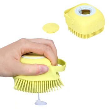 Yumuşak Silikon Malzemeli Esnek Jel Hazneli Masaj Fonksiyonlu Etkili Banyo Duş Kese Lifi (5343)