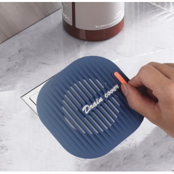 Süzgeçli Lavabo Gider Koruyucu Mat Gri (5343)