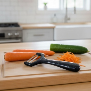 Solingen Çelik Küçük Boy Meyve Sebze Soyacak – Keskin Paslanmaz Soyucu Aparat (5343)